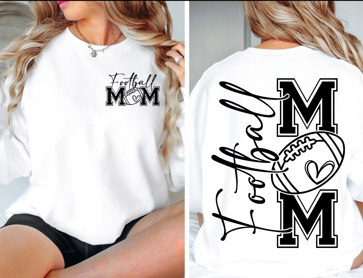 Football Mom Graphic Tee & Sweatshirt