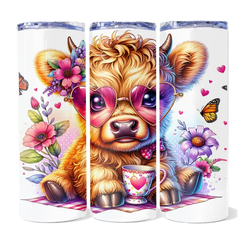 Cow design 20 oz tumblers