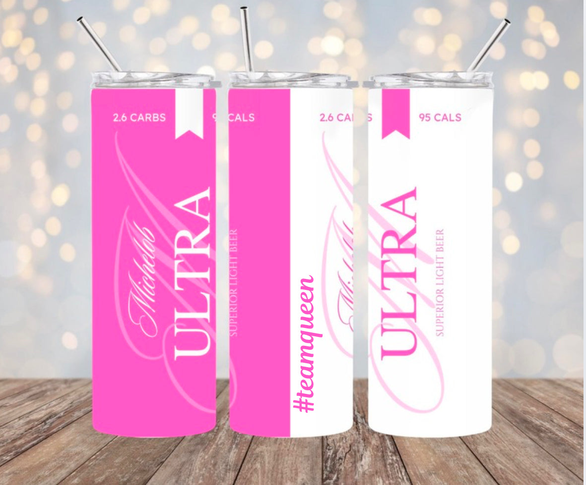 Team QŪ€€Ń 20 oz tumblers - Personalized - Collector Edition Portable Sturdy Lightweight Drinkware