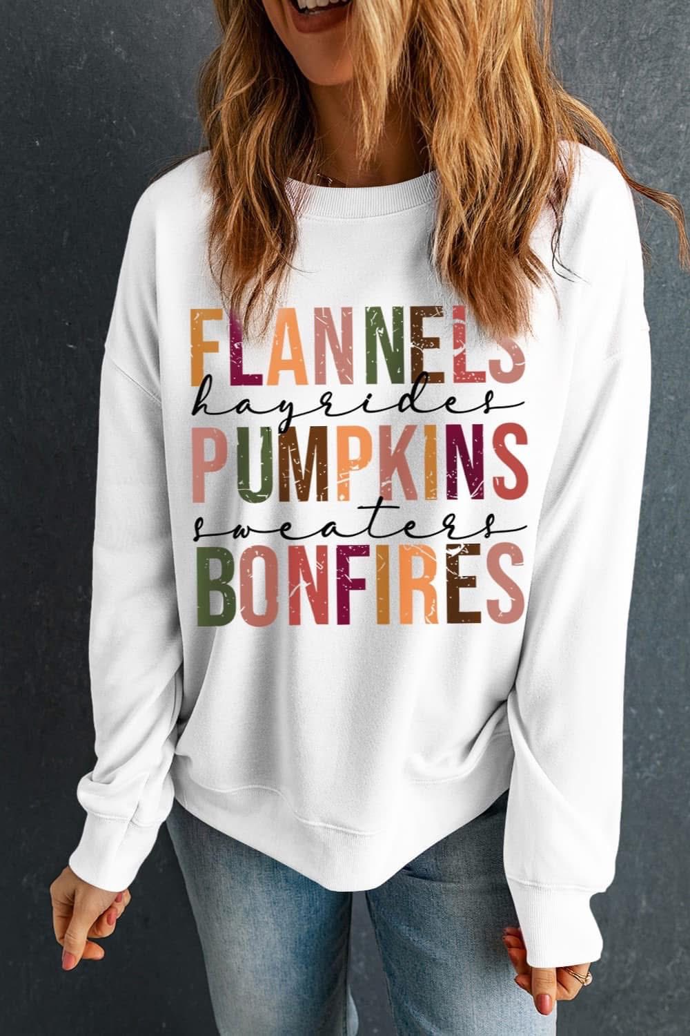 Flannels, Hayrides, Pumpkins Tee, Sweatshirt & Hoodie