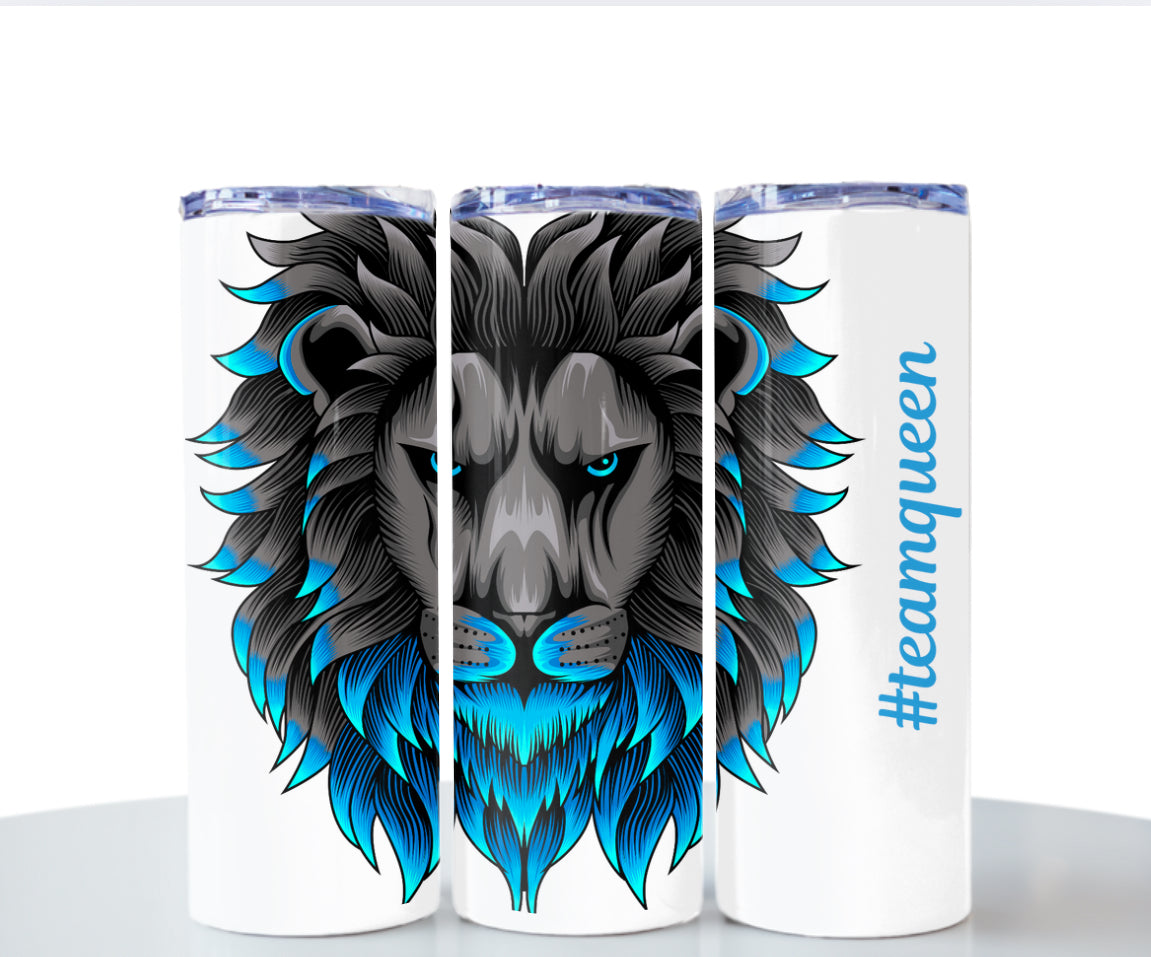 Team QŪ€€Ń 20 oz tumblers - Personalized - Collector Edition Portable Sturdy Lightweight Drinkware