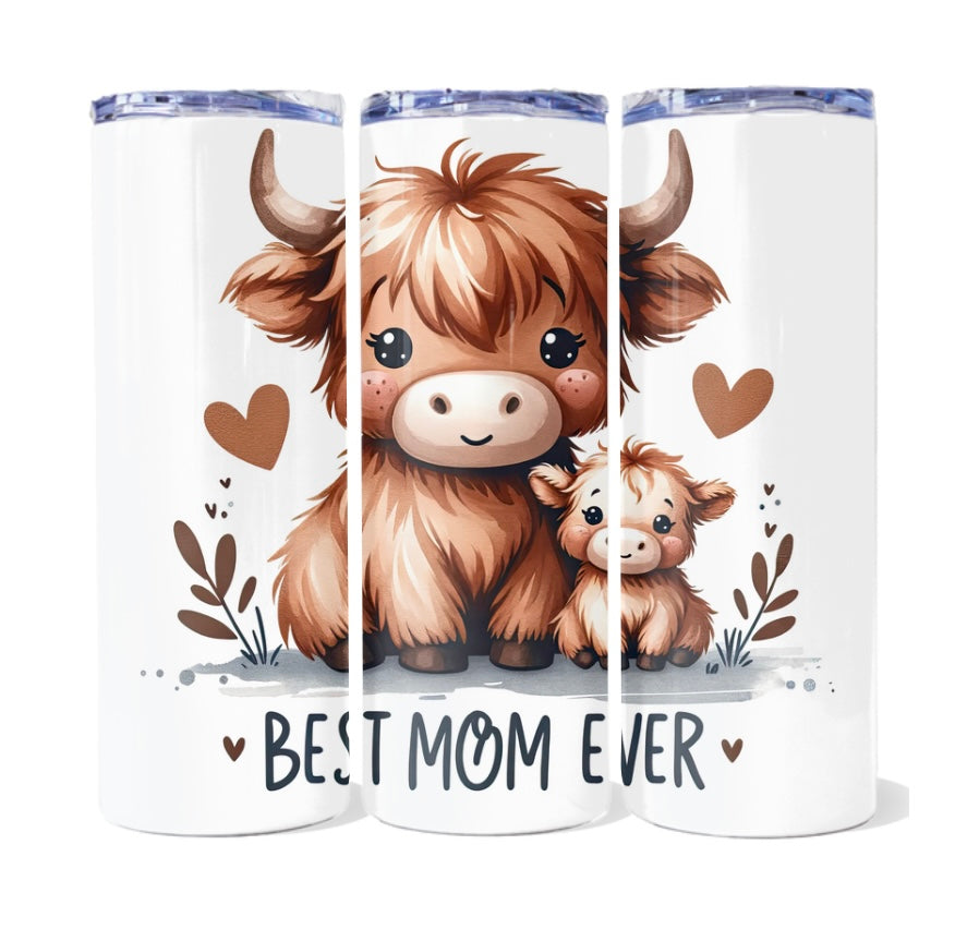 Cow design 20 oz tumblers