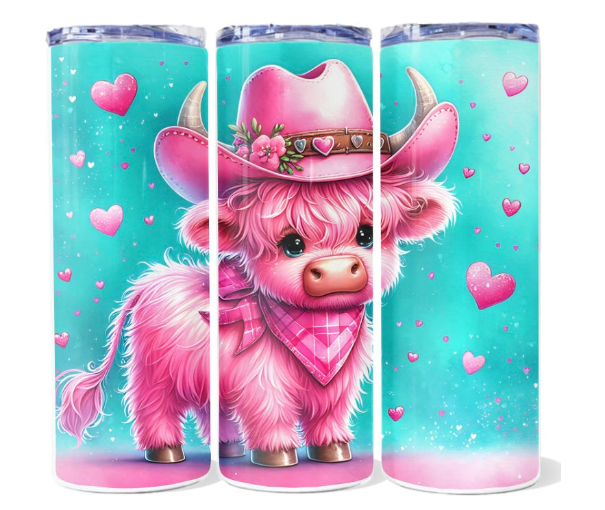 Cow design 20 oz tumblers