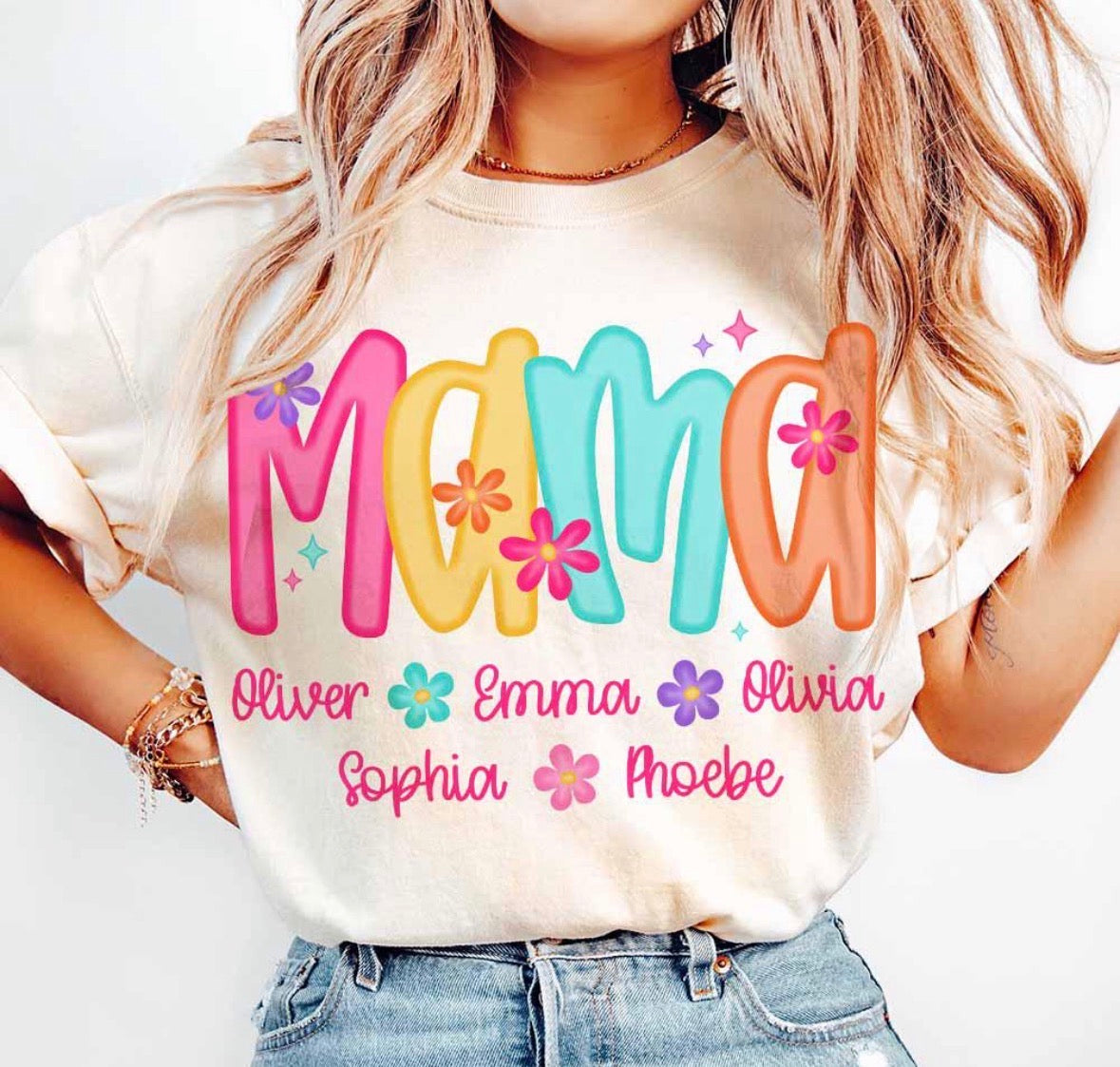 πΈ Personalized Mama Tee
