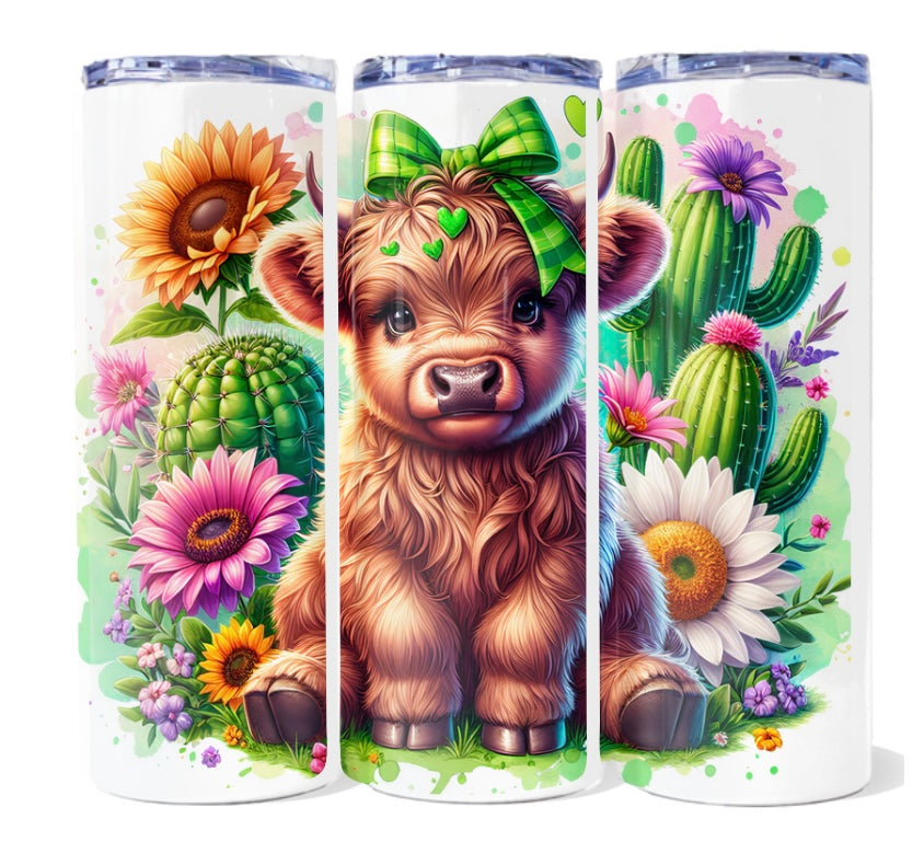 Cow design 20 oz tumblers