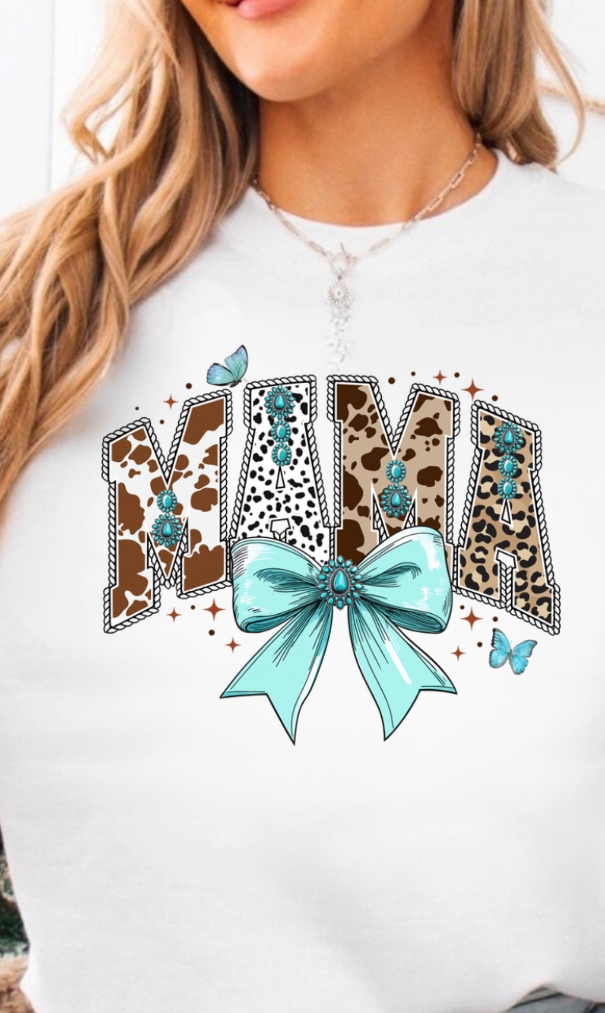 Country Bow Mama Graphic Tee & Sweatshirt