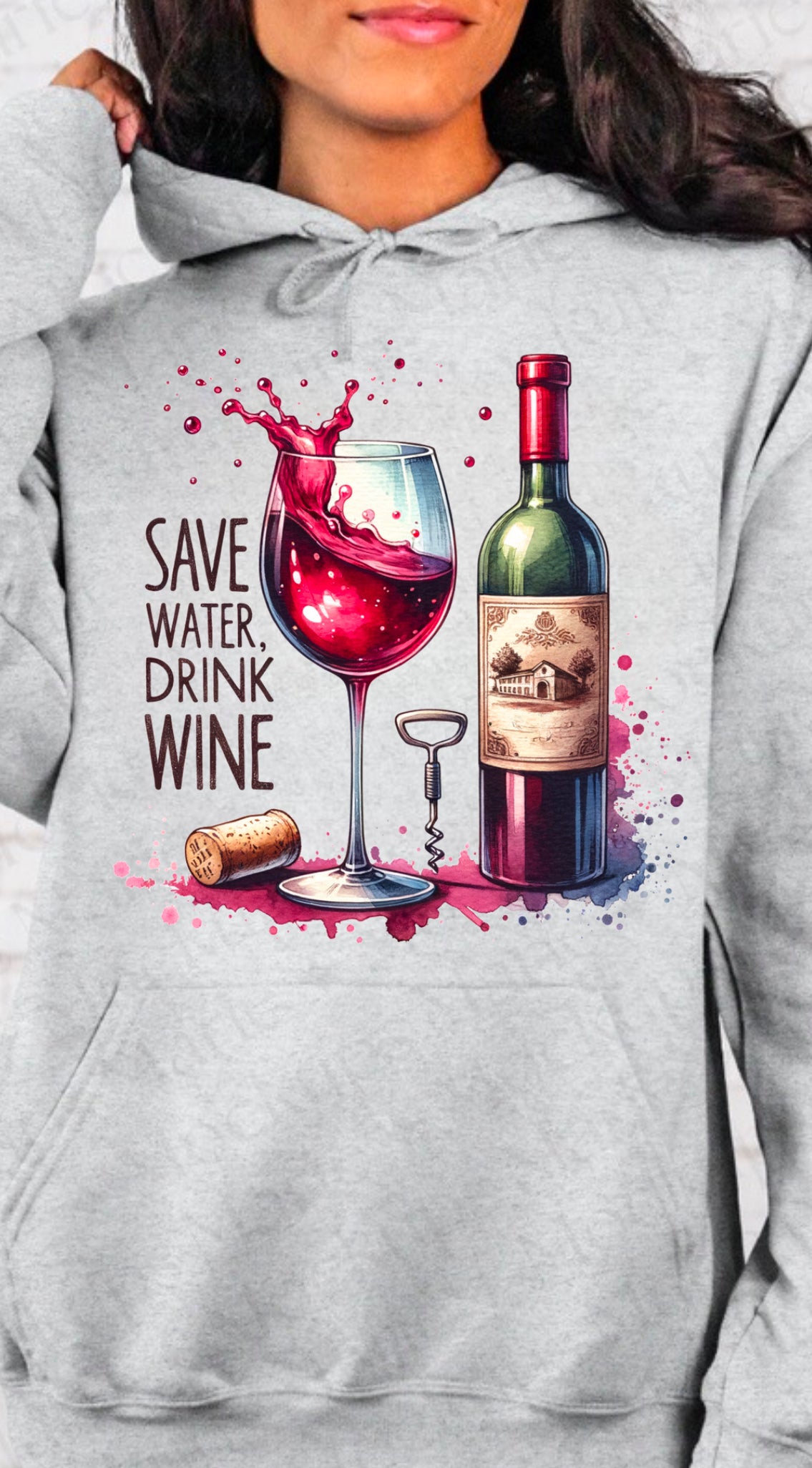 Save water, Drink wine Tee, Sweatshirt