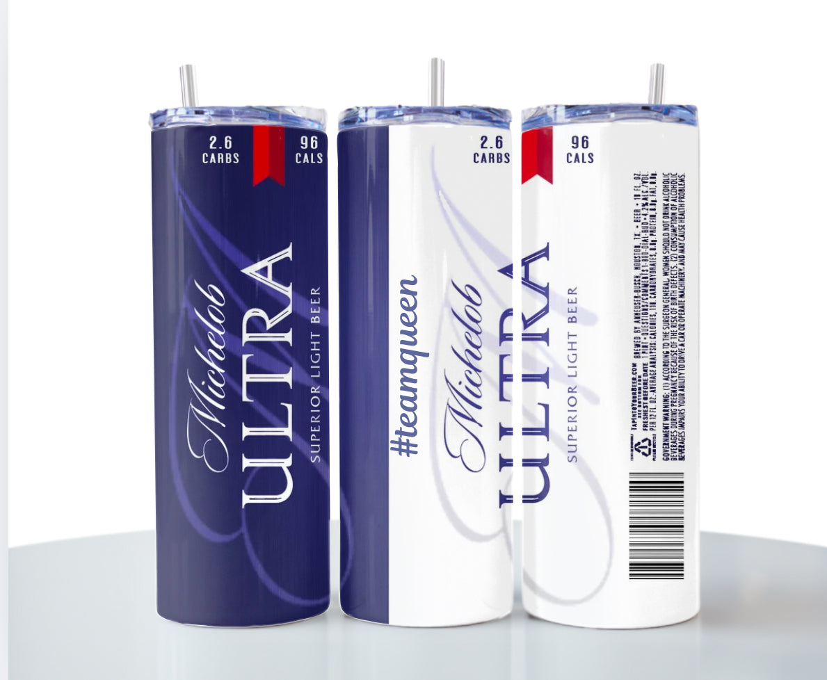 Team QŪ€€Ń 20 oz tumblers - Personalized - Collector Edition Portable Sturdy Lightweight Drinkware