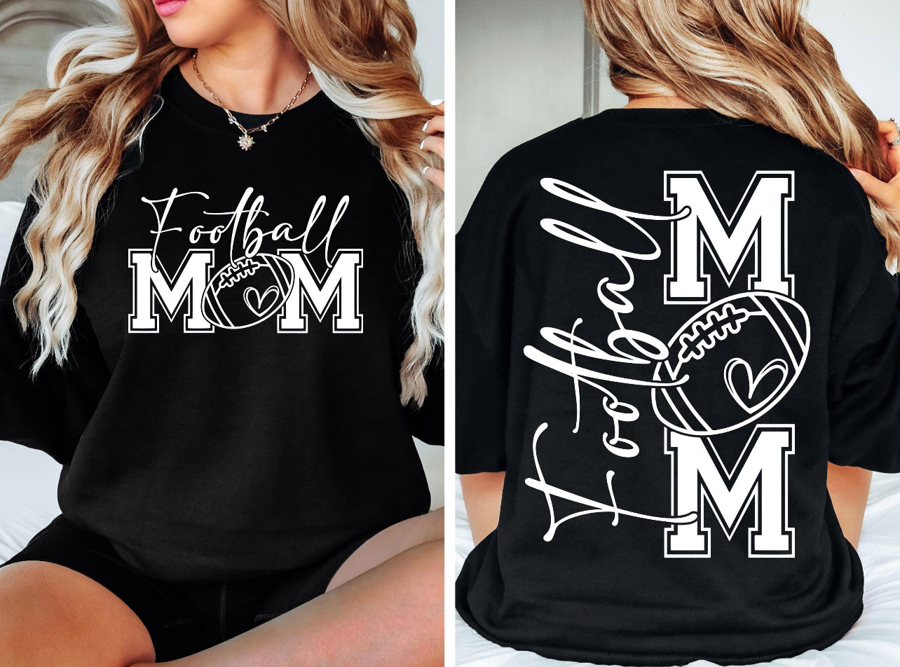Football Mom Graphic Tee & Sweatshirt