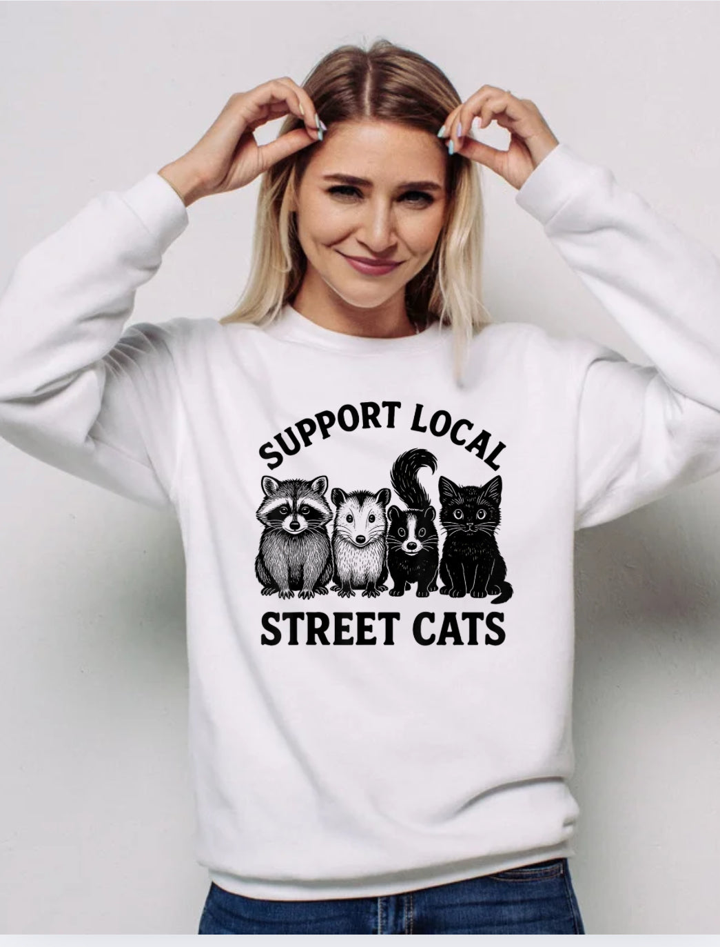Support Local Street Cats Graphic