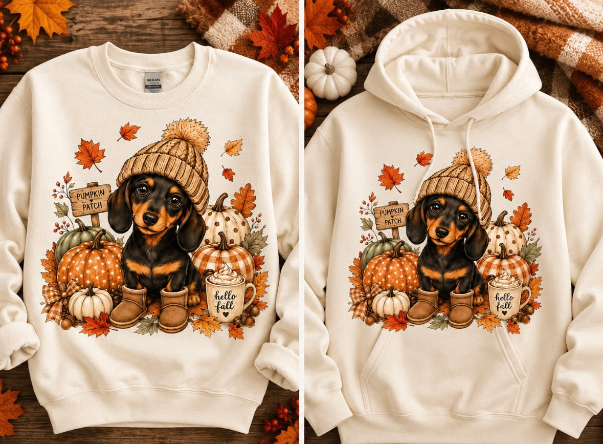 ๐พ Pumpkin Patch Pup Fall Top