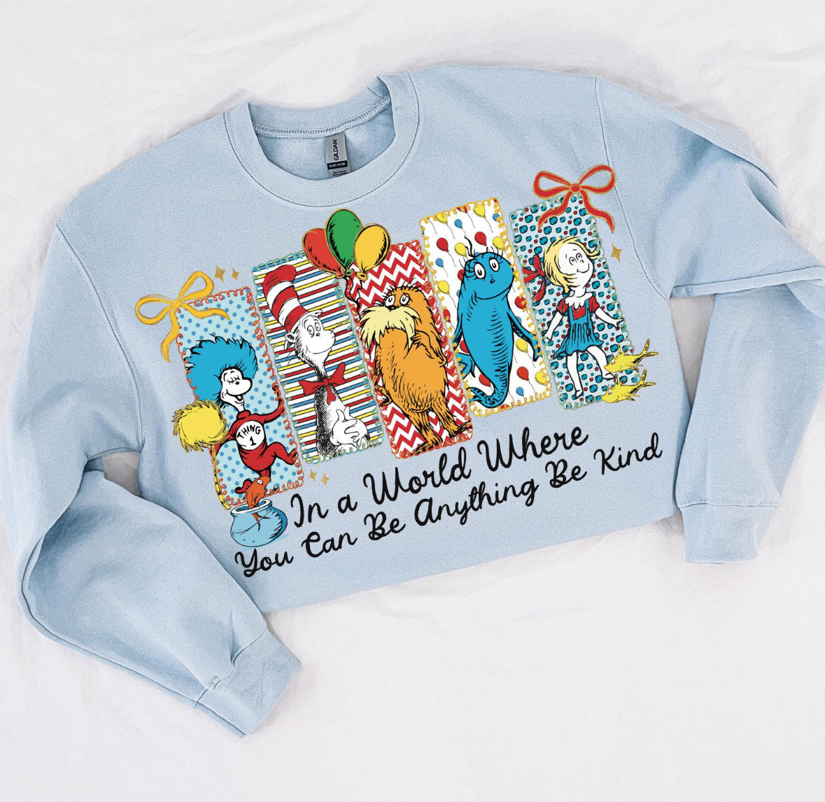 Be Kind Cat Hat Tee & Sweatshirt