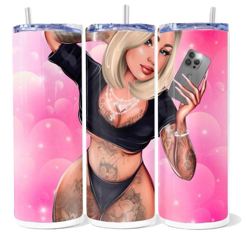 QŪ€€Ń Signature 20 oz tumblers - Personalized - Collector Edition Portable Sturdy Lightweight Drinkware