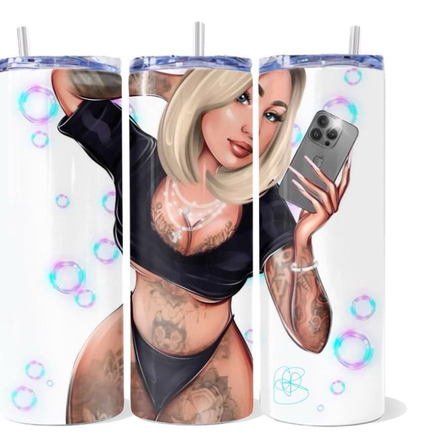 QŪ€€Ń Signature 20 oz tumblers - Personalized - Collector Edition Portable Sturdy Lightweight Drinkware