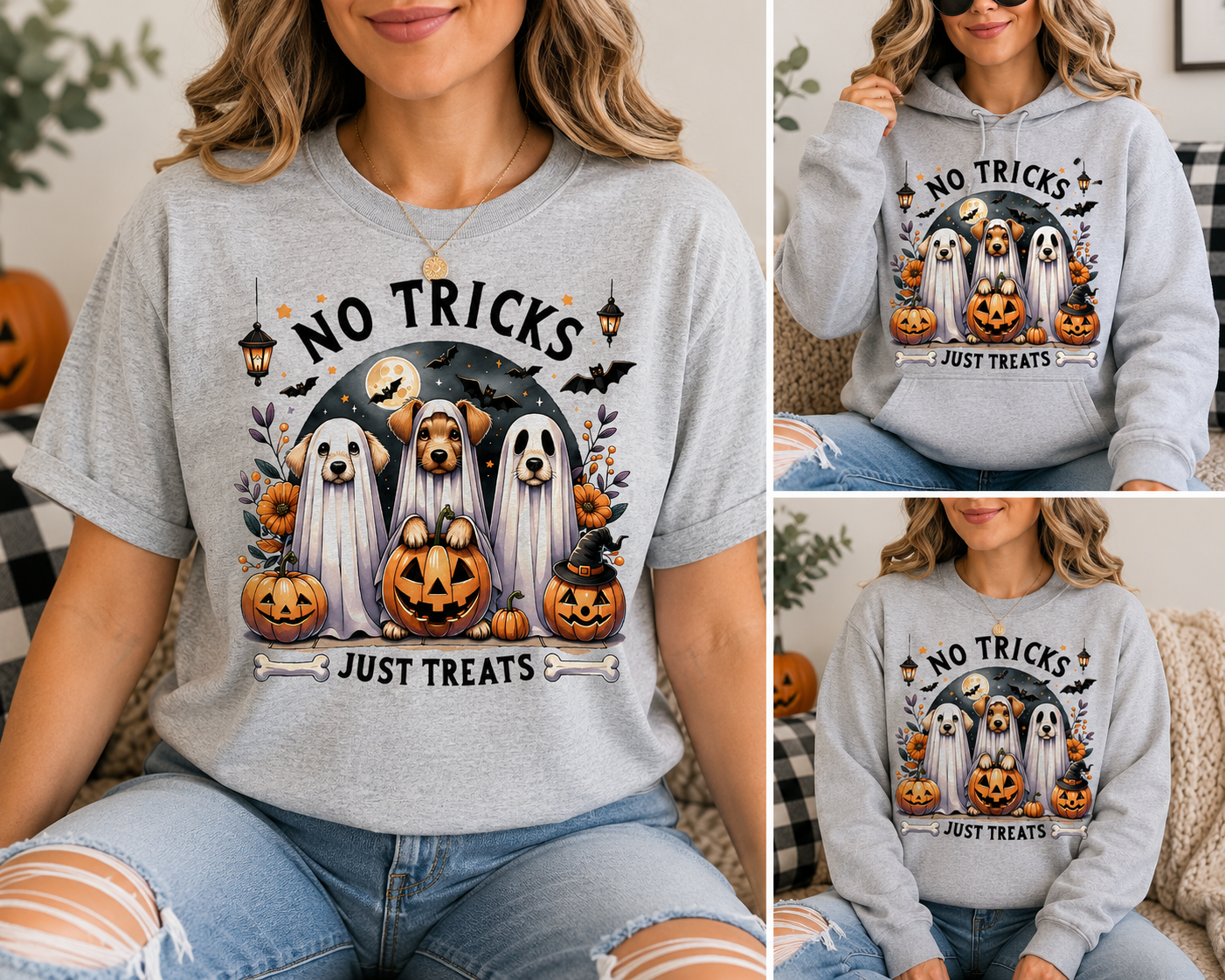 ๐ถ No Tricks, Just Treats Tee, Sweatshirt & Hoodie