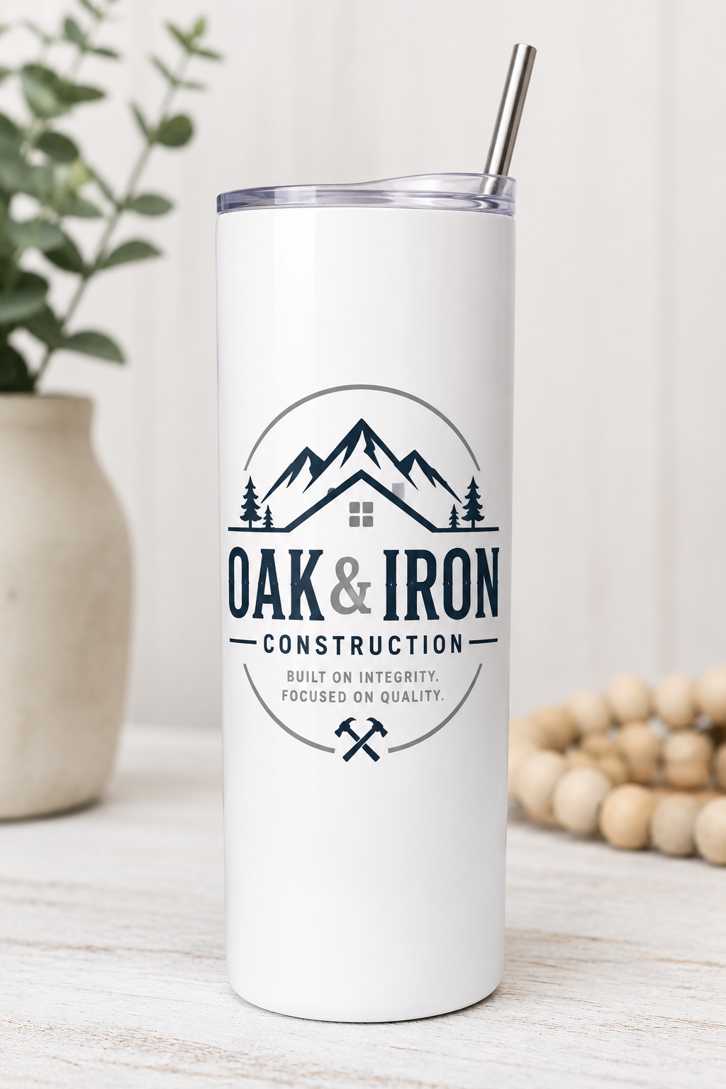Custom 20 oz Skinny Personalized Tumbler