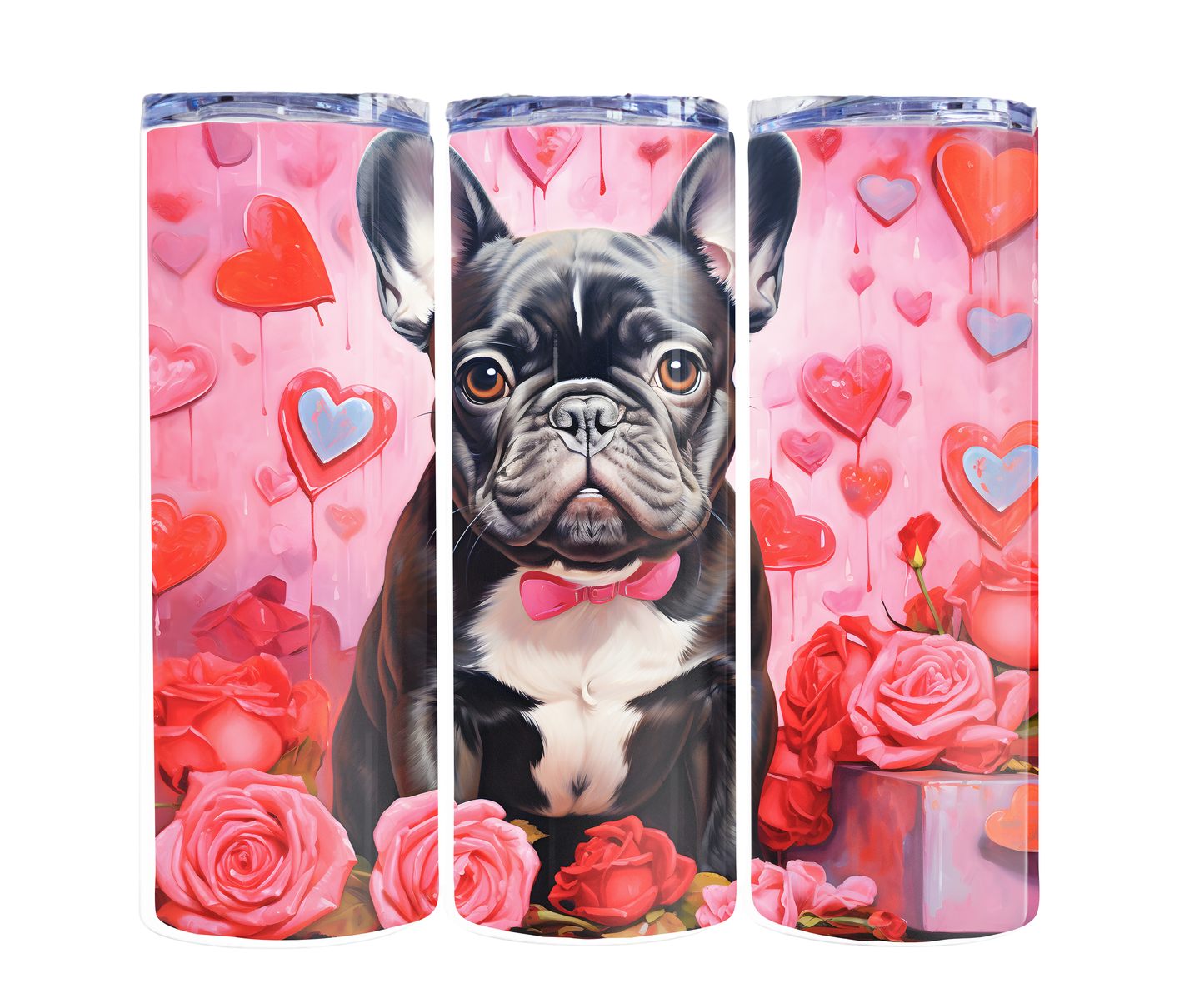 Frenchie Love 20 oz tumbler