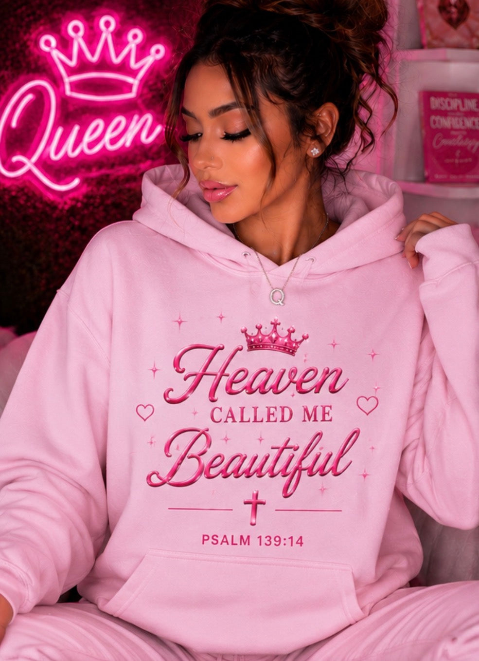 🫧 QŪ€€Ń🫧 Heaven Called Me Beautiful Tee, Hoodie & Sweatshirt