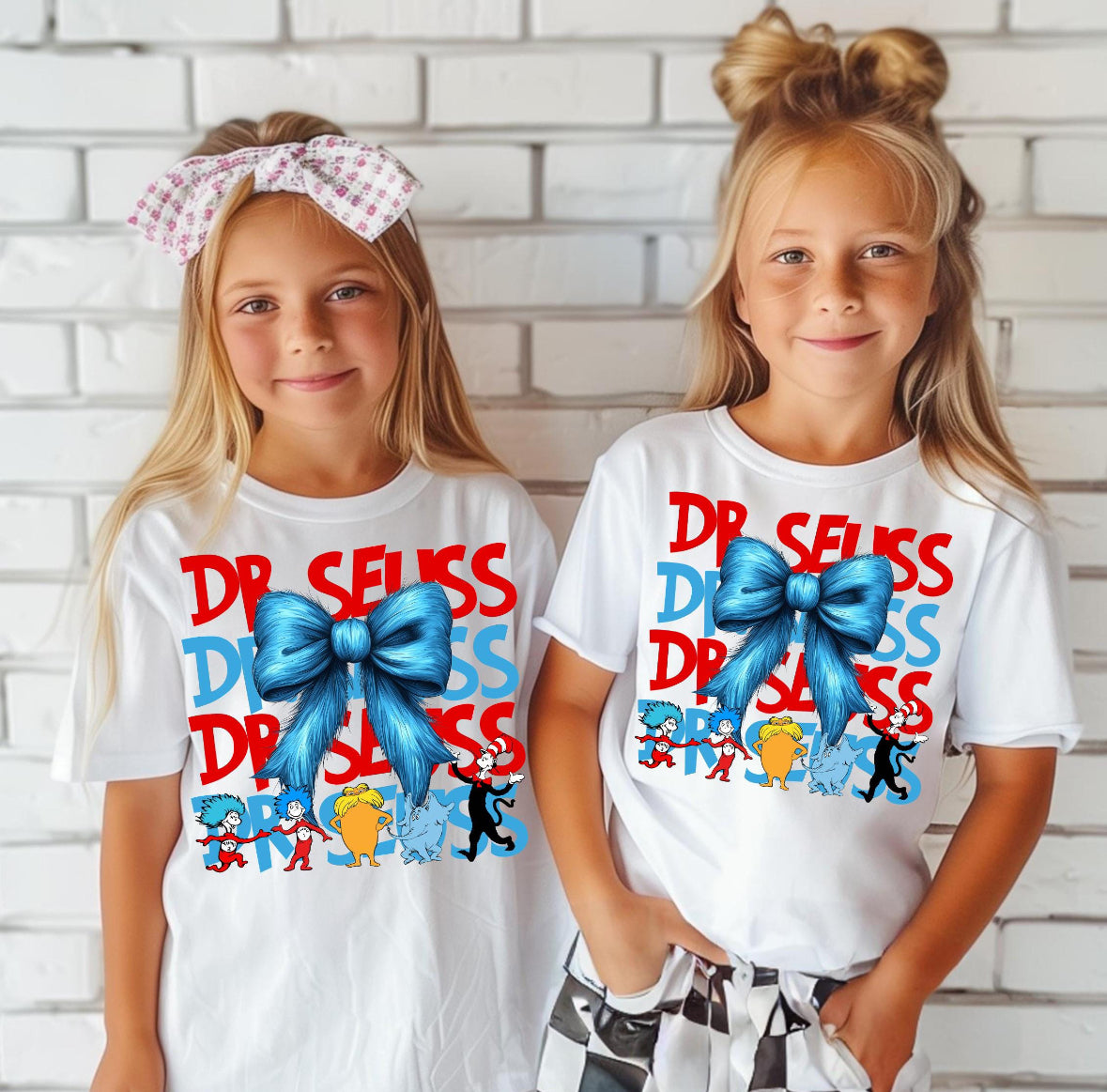 Dr Suess Bow Tee & Sweatshirt