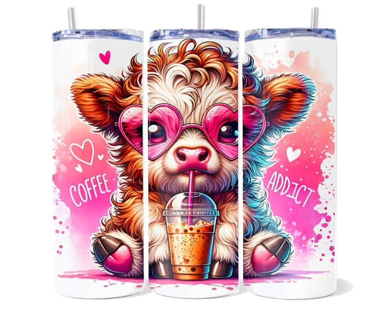 Highland Cow Love 20 oz tumblers