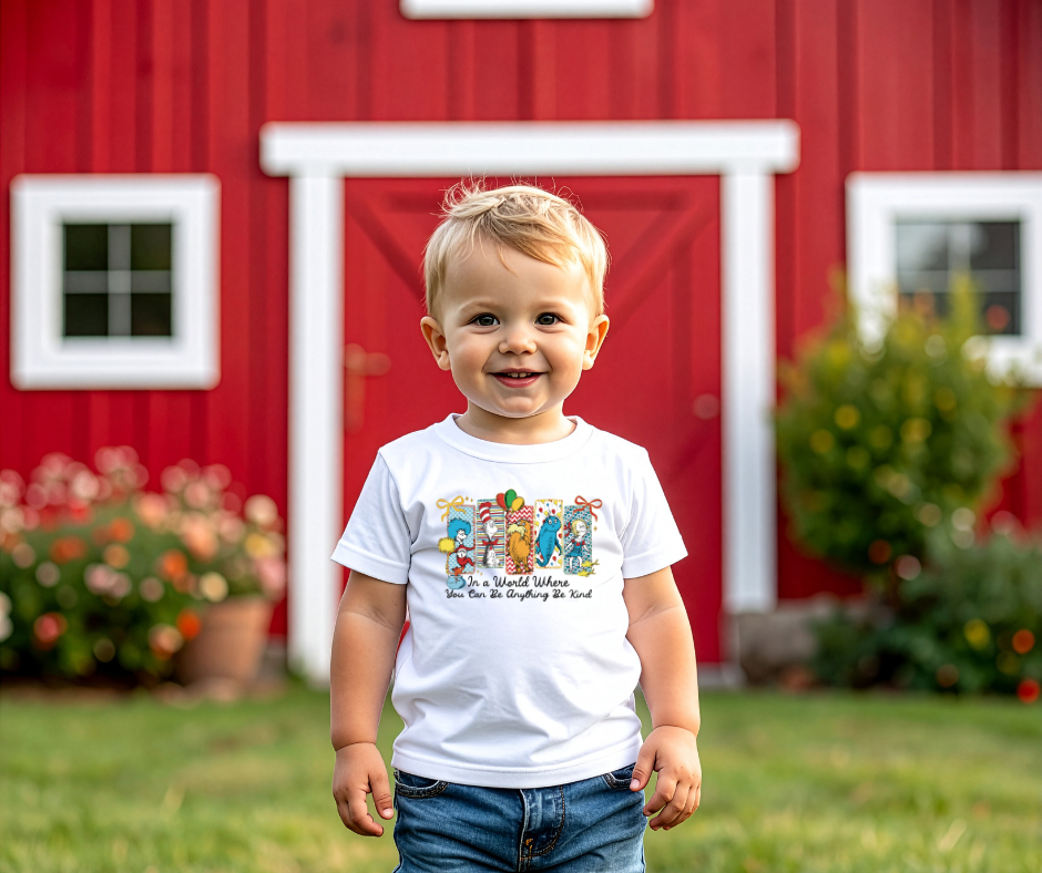 Be Kind Cat Hat Tee & Sweatshirt