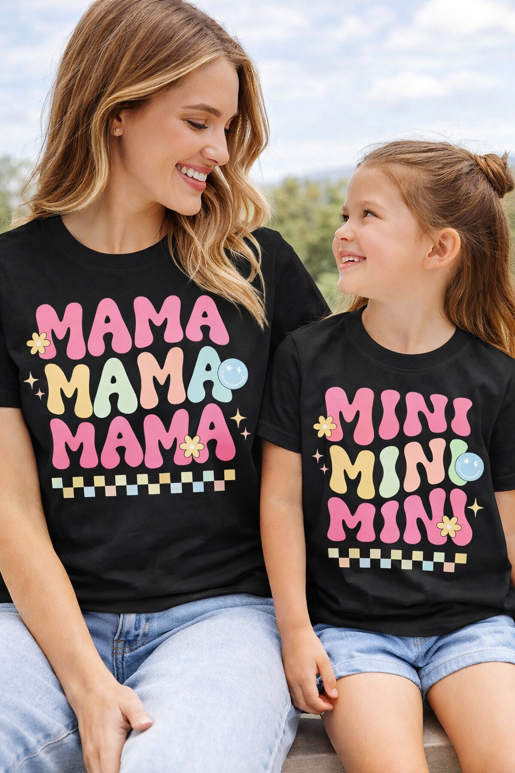 Mama & Mini Retro Tee & Sweatshirt