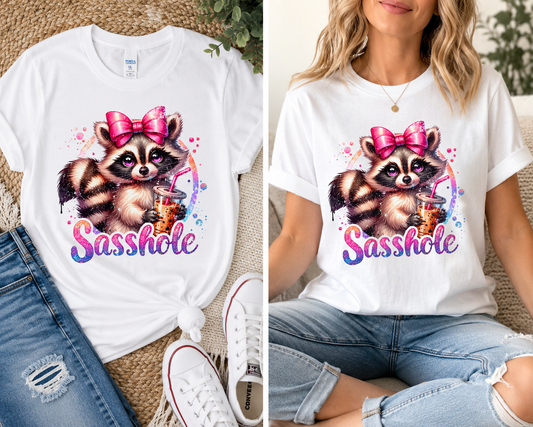 Sasshole Raccoon Graphic