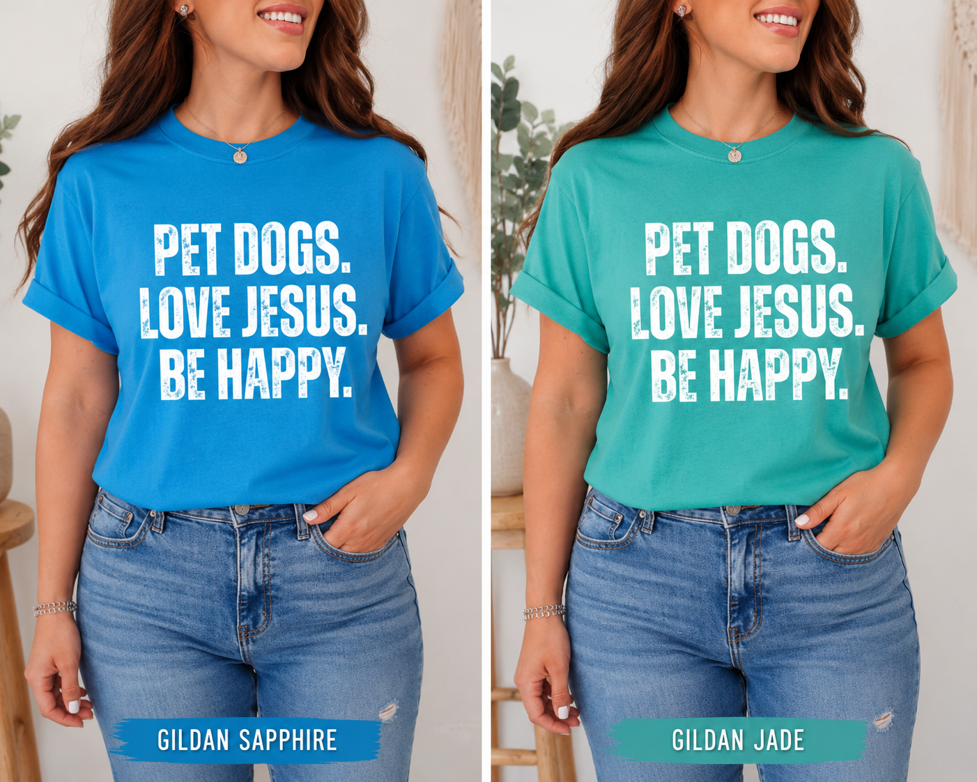 🐾 Love Jesus – Dog & Cat Graphic Tees