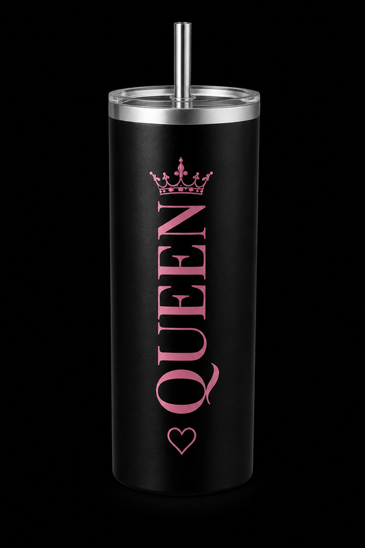 Queen Crown 20 oz Skinny Tumbler