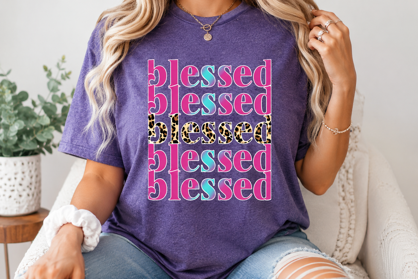 Blessed Stacked Graphic