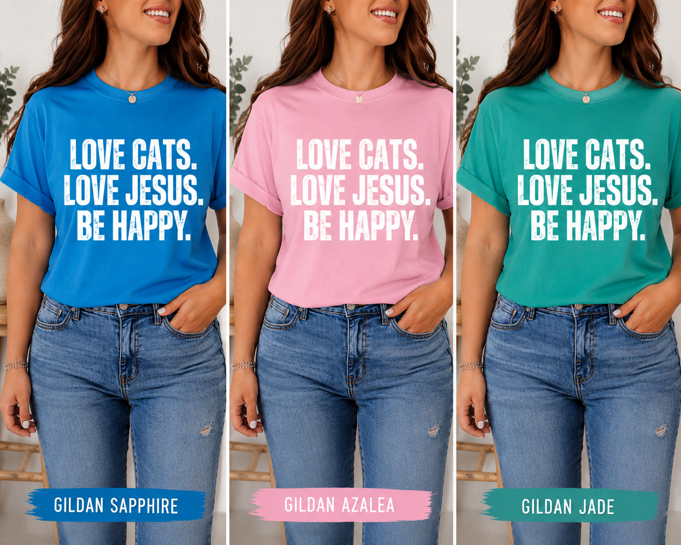 🐾 Love Jesus – Dog & Cat Graphic Tees