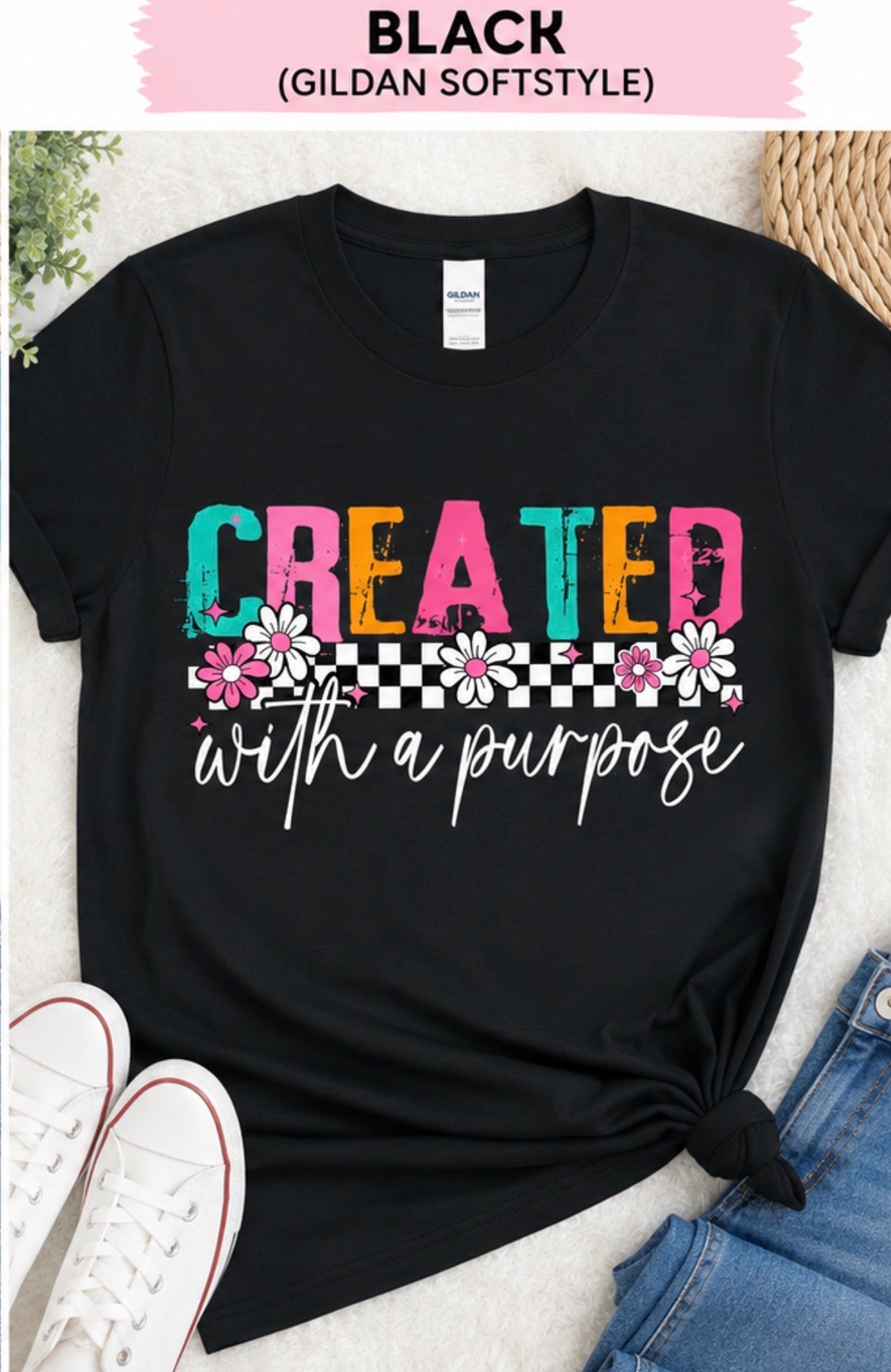 Created with Purpose Tee, Sweatshirt & Hoodie