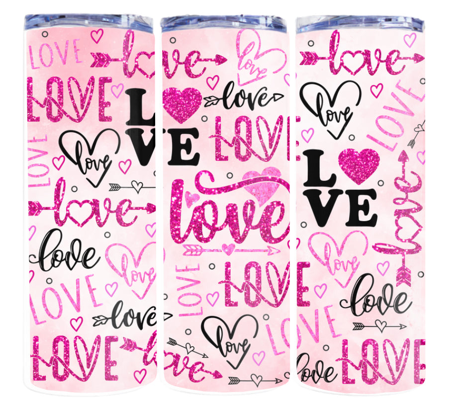 Love Love Love 20 oz tumblers