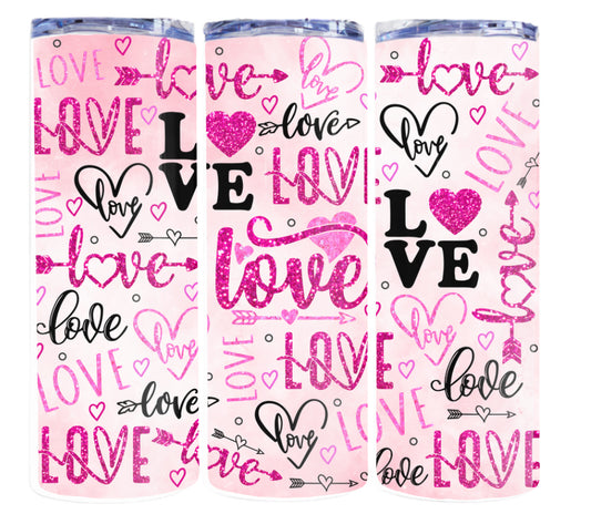 Love Love Love 20 oz tumblers