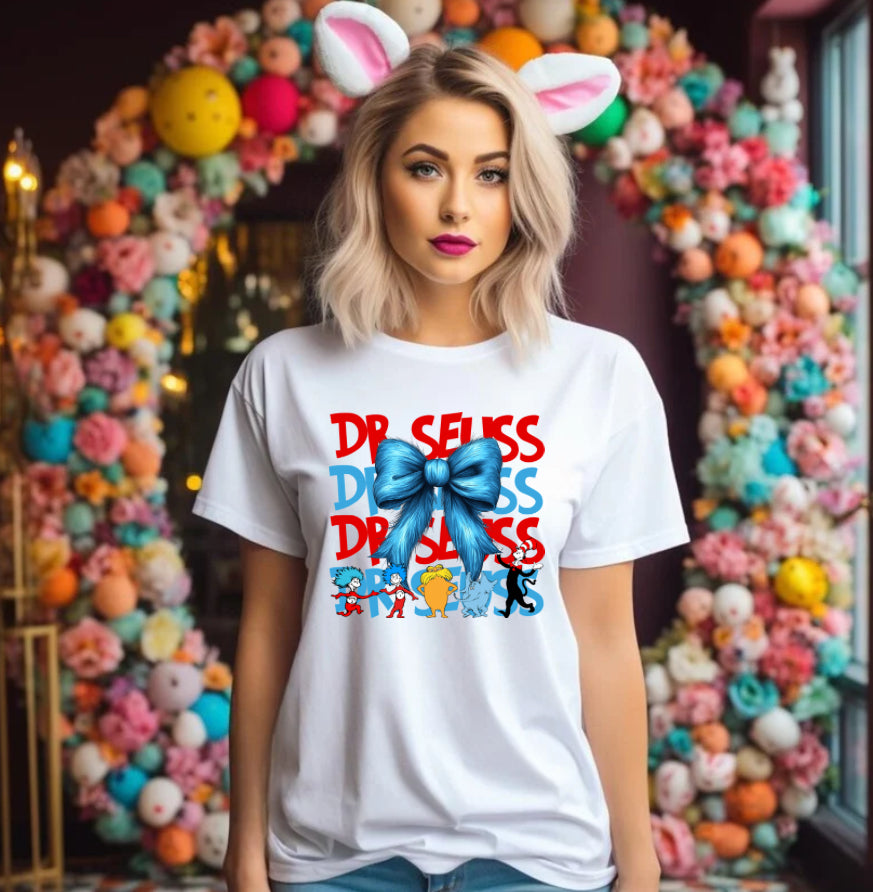 Dr Suess Bow Tee & Sweatshirt