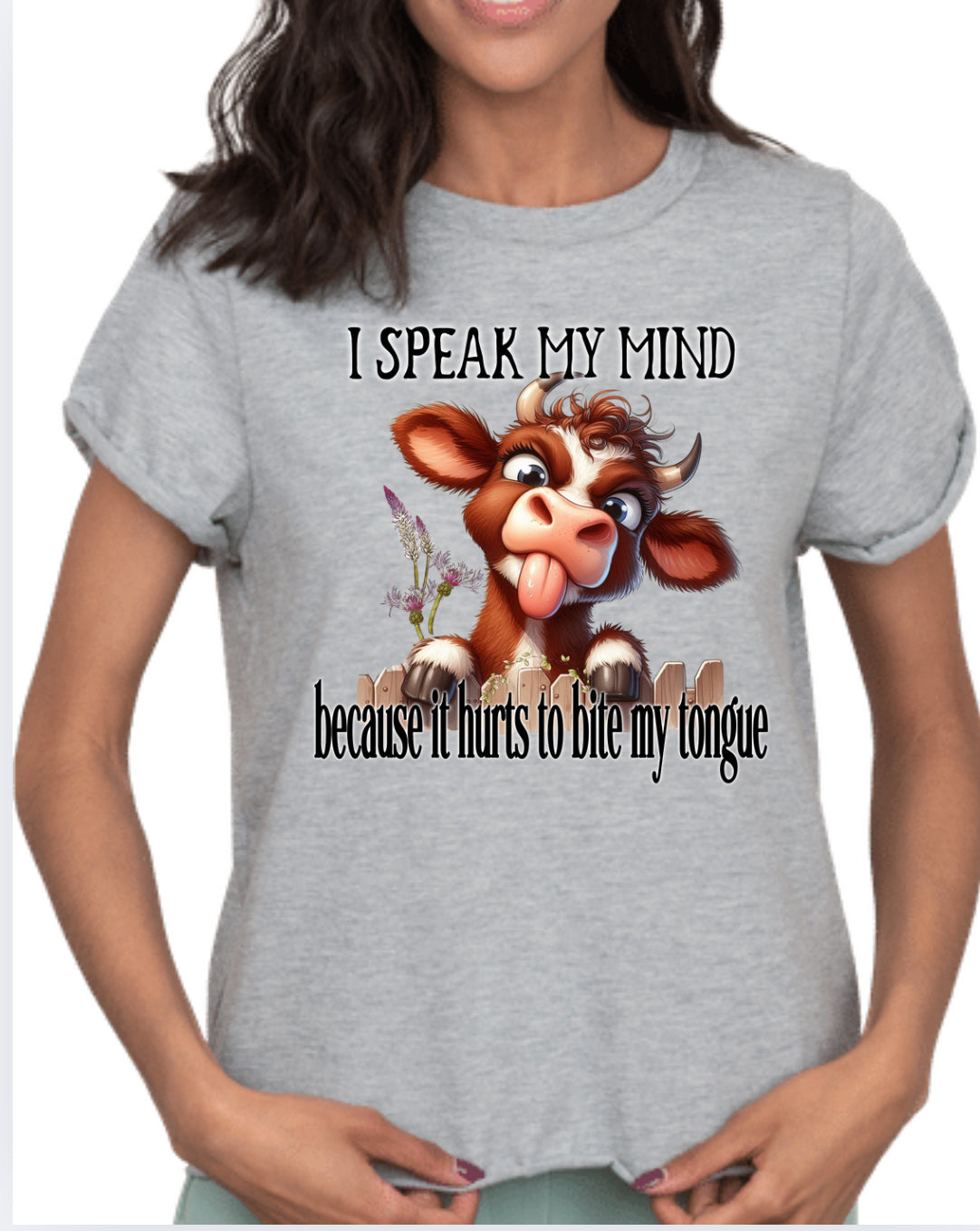 Bite My Tongue Tee & Sweatshirt