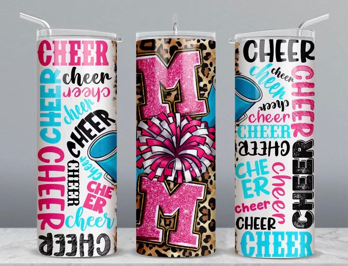 Cheer Mom 20 oz Tumbler