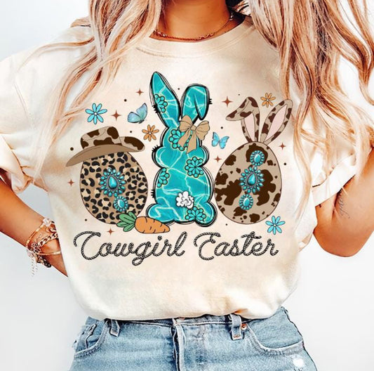 Cowgirl Easter Tee or Sweatshirt