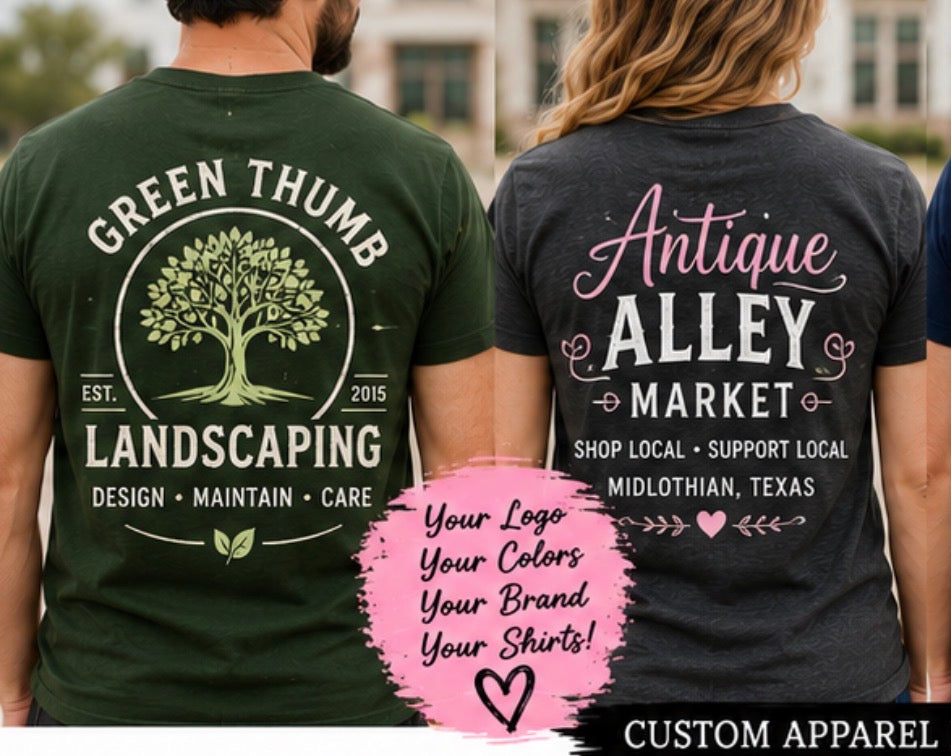 Custom Business Apparel ✨ Your Logo • Your Colors • Your Business • Your Look ✨