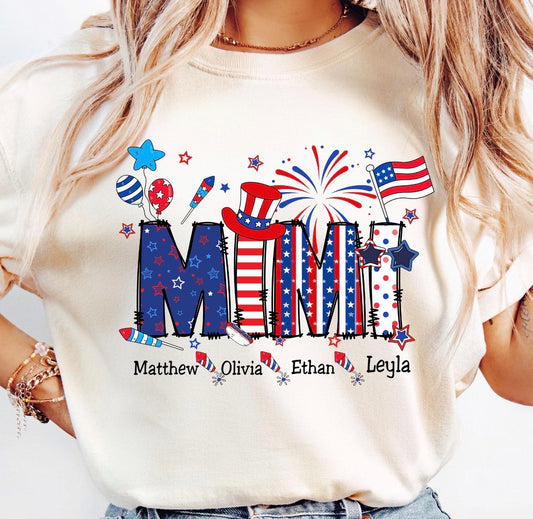 🇺🇸 Personalized Patriotic Family Tee