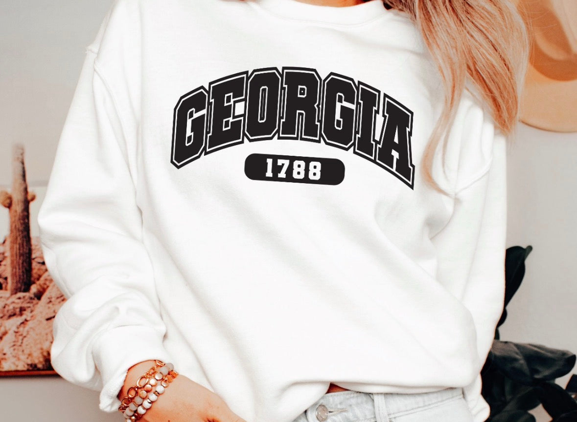 Personalized State Graphic Tee, Sweatshirt & Hoodie
