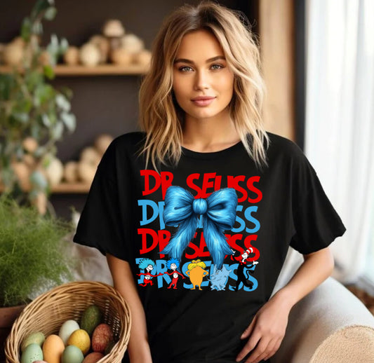 Dr Suess Bow Tee & Sweatshirt