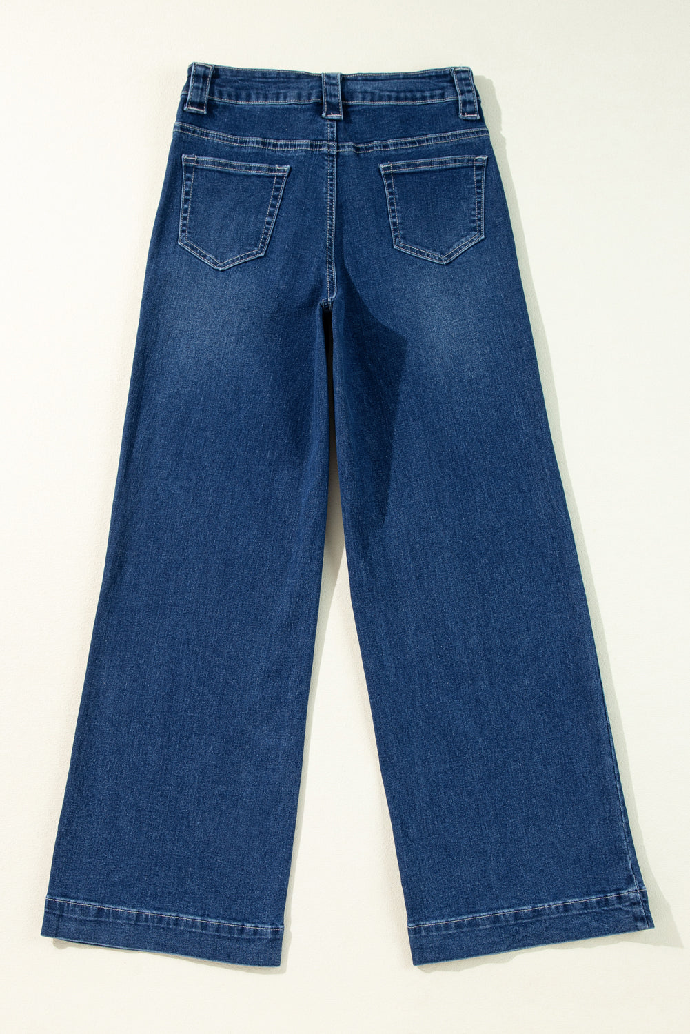 Sarah Wide Leg Pocketed High Waist Jeans