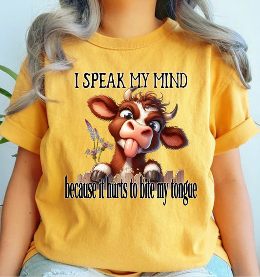 Bite My Tongue Tee & Sweatshirt