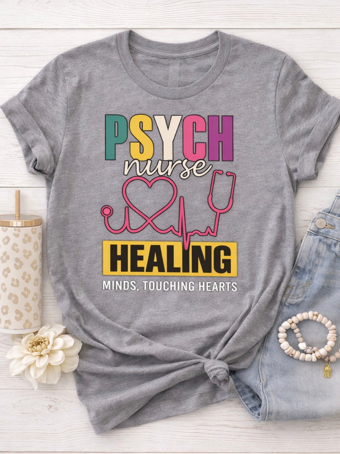💜 Psych Nurse Graphic Tee