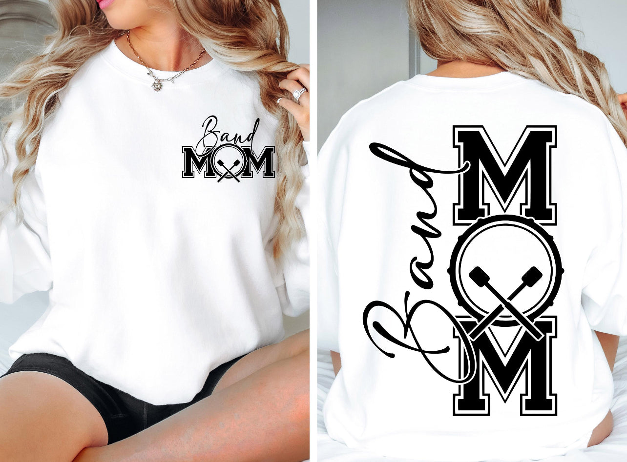 Band Mom Graphic Tee & Sweatshirt