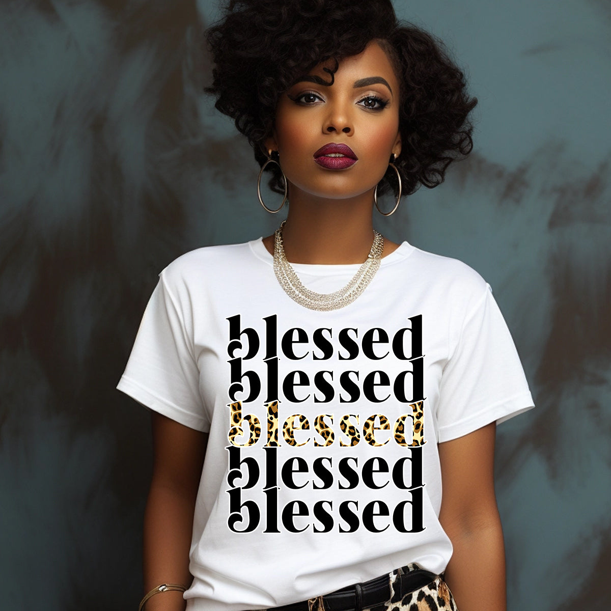 Blessed Stacked Graphic