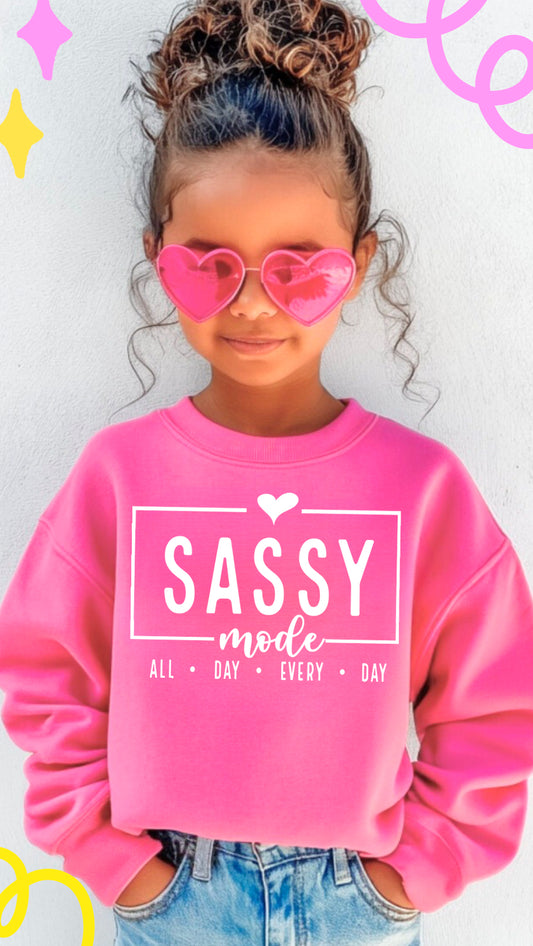 Sassy Mode tee & sweatshirt