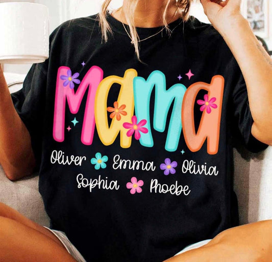 🌸 Personalized Mama Tee