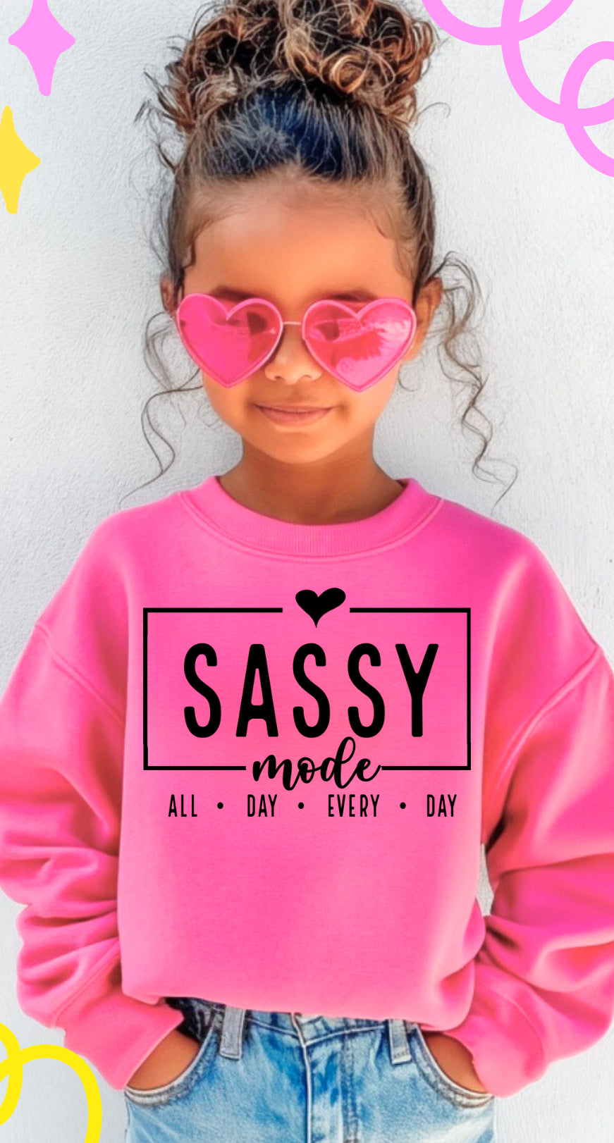 Sassy Mode tee & sweatshirt